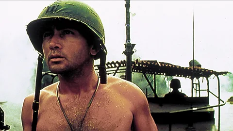 A still of Martin Sheen wearing an army hat in Apocalypse Now (Credit: Alamy)