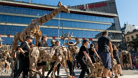 The Documentary Podcast, The Herds: Life-sized puppets flee climate change