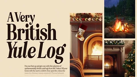 A Very British Yule Log