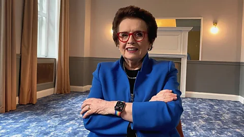 Billie Jean King and Arthur Ashe