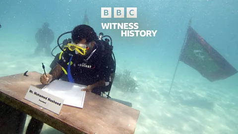 Witness History, Witness History, When Maldives' ministers met underwater