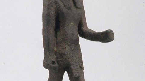 Anubis statue Late Period–Ptolemaic Period 664–30 B.C.