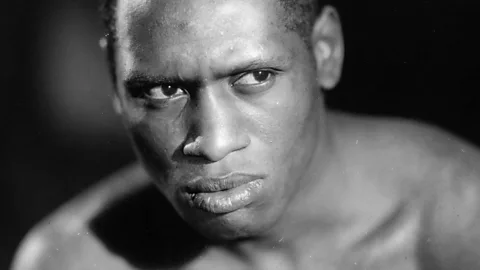 A black and white close up of Paul Robeson (Credit: Getty Images)