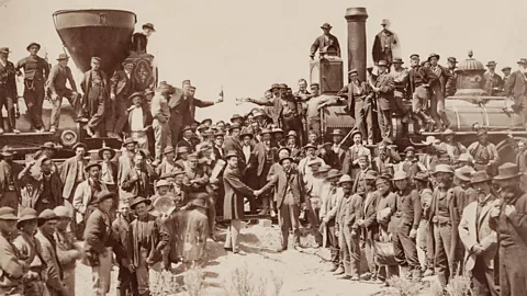The first US transcontinental railroad