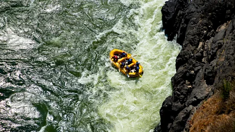 Into the roaring rapids of Victoria Falls