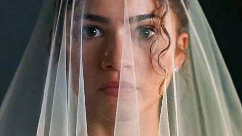Zendaya underneath a wedding veil in The Drama (Credit: Alamy)