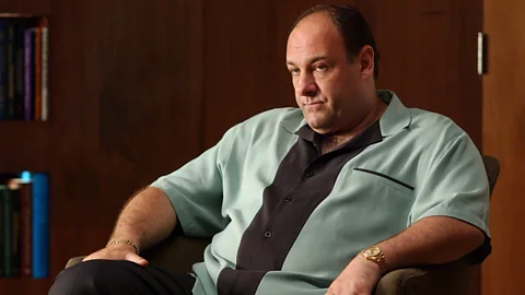 James Gandolfini as Tony Soprano (Credit: Barry Wetcher/ HBO)