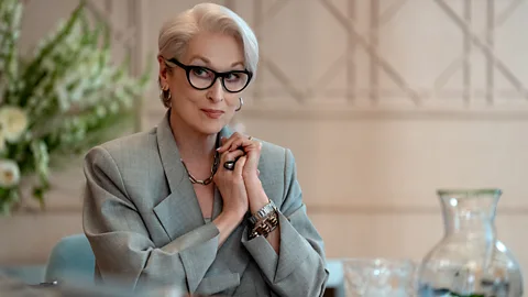 Meryl Streep in a grey blazer as Miranda Priestley in Devil Wears Prada 2 (Image Credit: 20th Century Fox)