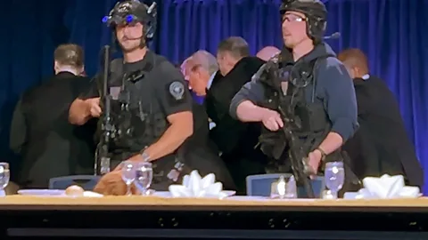 Newshour, Newshour, Trump and officials 'likely' targets of suspected gunman