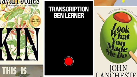 The book covers of Kin, Transcription and Look What You Made Me Do (Credit: Penguin/ Granta/ Faber & Faber)