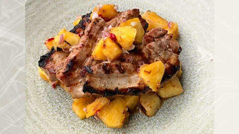 Cooking with Paula McIntyre, Jerk Spiced Pork With Grilled Pineapple Salsa