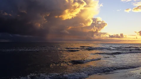Sunlit clouds over Baltic Sea in Bornholm (Credit: Getty Images)