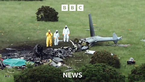 Six O'Clock News, Six O'Clock News, Three die in helicopter crash during Royal Navy exercise