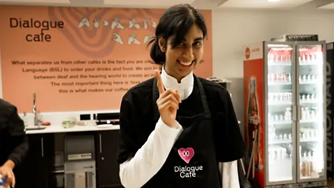 What if you had to learn sign language to order your coffee?
