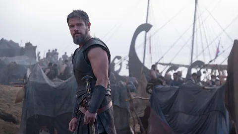 Matt Damon as Odysseus in The Odyssey (Credit: Universal Pictures)