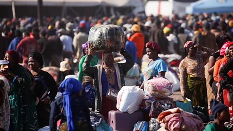 Focus on Africa, Inside the temporary immigrant camps in South Africa