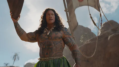 Dwayne Johnson as Maui in Moana (Credit: Disney)