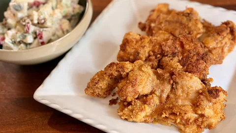 Cooking with Paula McIntyre, Southern Fried Chicken and Waldorf Salad