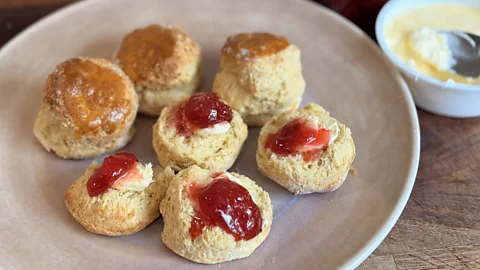 Cooking with Paula McIntyre, Scones with Strawberry and Elderflower Jam, Clotted Cream