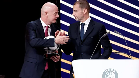 World Business Report, UEFA Shows FIFA the Red Card