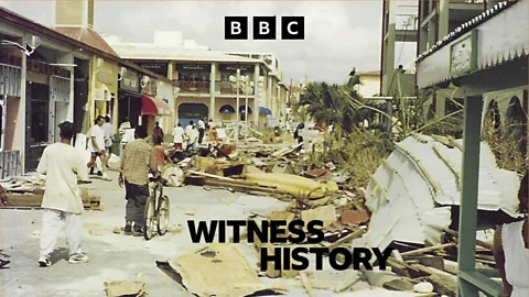 Witness History, Hurricane Luis hits Antigua