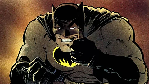 A drawing of Batman clenching his fists from the comic (Credit: DC Comics)