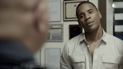 Reggie Yates speaks to the cop who refuses to be silenced