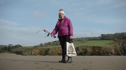 The ‘Action Nan’ fighting plastic pollution on Cornwall’s beaches