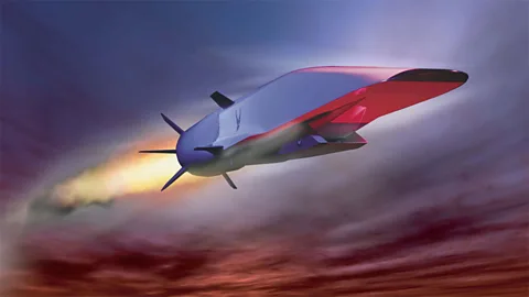 US Air Force Researchers believe scramjets have a variety of uses including a cost-effective solution for launching satellites into space. (Copyright: US Air Force)