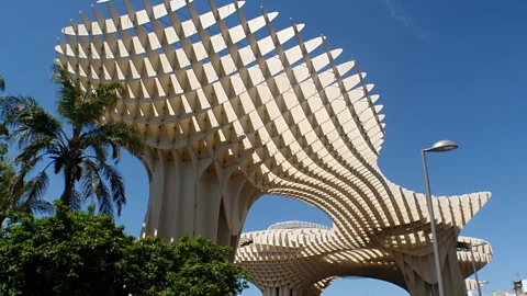 Seville's Espacio Metropol Parasols resembles a series of mushrooms