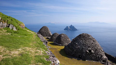 A view of Little Skellig from Skellig Michael, Ireland