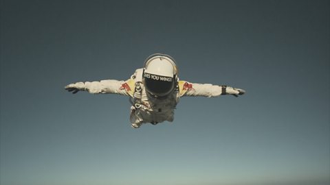 Physics KS3 / GCSE: The Science of Space Dive (pt 6/6) - Free-falling through the sound barrier