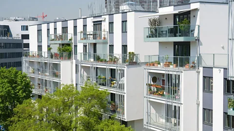 An apartment building on Sensengasse, in Vienna, Austria