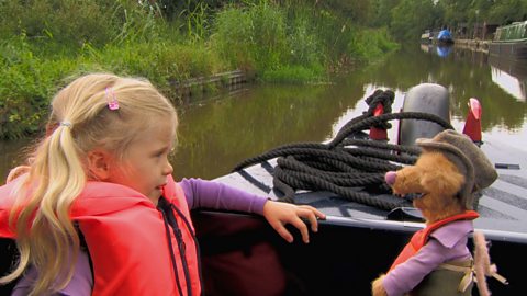 Travelling on a canal boat