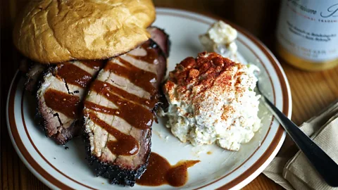 Podnah’s Pit serves up Texas-style barbeque in Portland, Oregon.