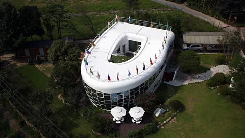 The world’s first toilet-shaped house in Suwon City, South Korea