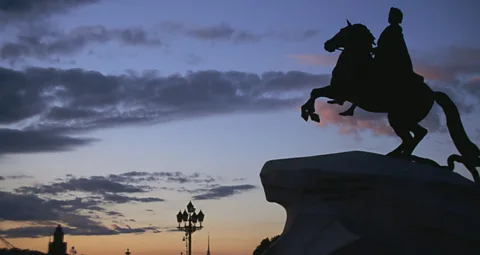 During high summer in St Petersburg the sun never fully sets. (Jonathan Smith/LPI)