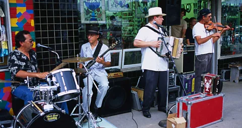 Austinâs South Congress Street is a lively strip with many music and art venues. (Neil Setchfield/LPI)