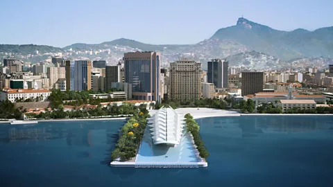 The Museu do AmanhÃ£ (Museum of Tomorrow), designed by Santiago Calatrava.