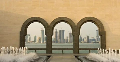 Culturally expanding Doha, as seen from the Museum of Islamic Art. (John Elk III/LPI)