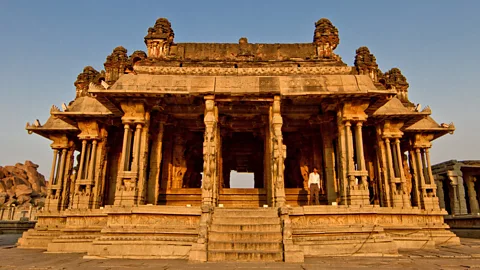 The Vithalla Temple is a large temple complex featuring a stunning 100-column hall. (Christine Gilbert)