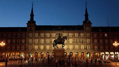 The Plaza Mayor in Madrid. (Bruce Bi/LPI)