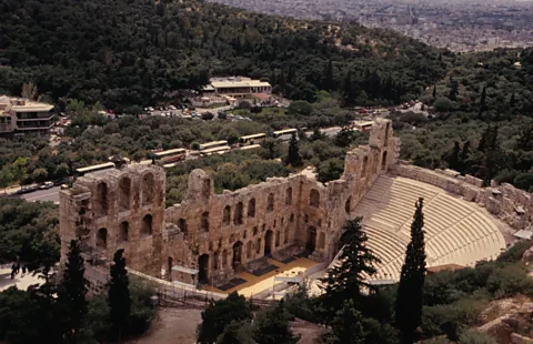 Imagine the crowdâs deafening roar across the Odeon of Herodes Atticus. (Diana Mayfield/LPI)