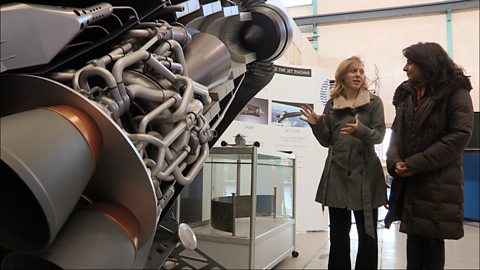 The development of a hybrid jet/rocket engine used for a reusable space craft.