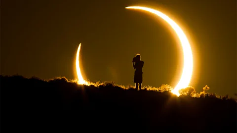 Colleen Pinski This stunning image of an onlooker during the annular solar eclipse in May 2012 is one of 50 finalists in smithsonian.com ‘s annual photo contest. (Copyright: Colleen Pinski)