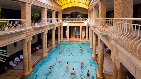 Budapest, Hungary, thermal waters, spas, Gellért