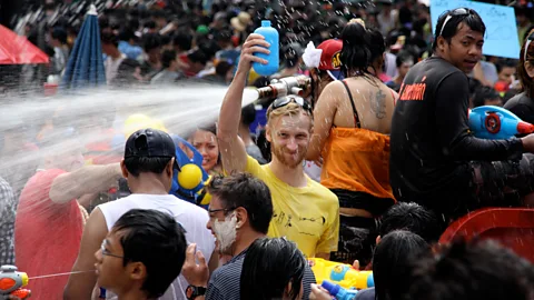 Bangkok's New Year makes a splash