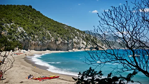 beach, coast, Cala Luna, Sardinia, Italy, ocean, short