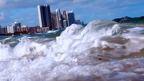 Getty Images Over 3 billion people live in coastal city areas that are at risk of rising sea levels and other consequences of global warming. (Copyright: Getty Images)