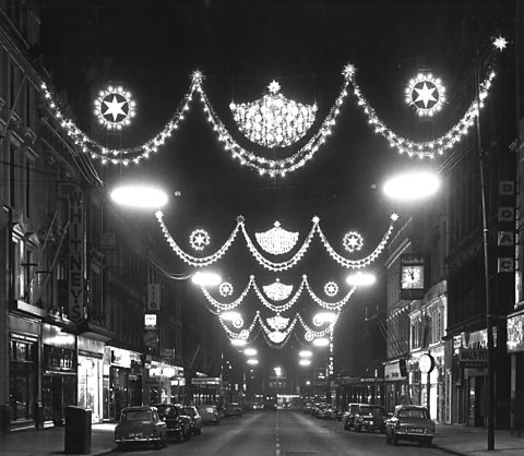 Christmas lights on Buchanan Street